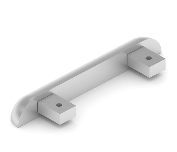 АРИСТО Заглушка нижней двойной. напр., алюм., серебро   AS0029