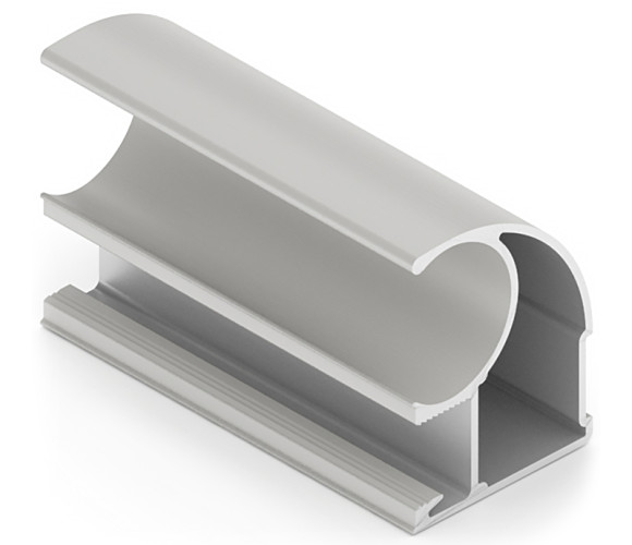 АРИСТО Профиль вертикальный С ЭКО, 2700, серый кашемир   AE0377