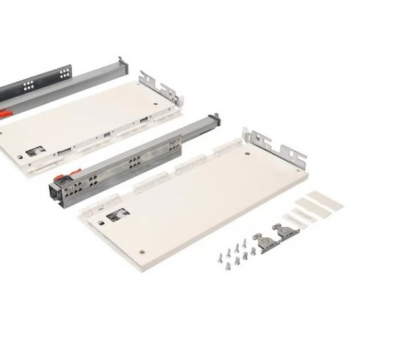 Samet Ящик FLOWBOX H192 PUSH OPEN с довод. 500 Белый, 12716813660145