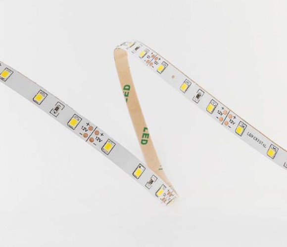 Лента светодиодная 60 диодов/м.п. 3528 нейтральный белый,12V,4.8W открытая  IP20 LR1-NW60