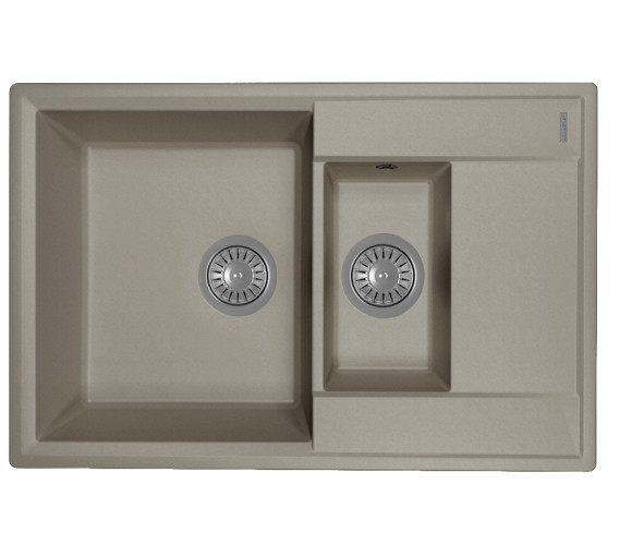 Мойка FLORTEK Консул 760К (760*500мм) Серый шелк