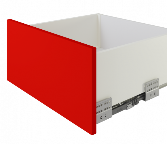 Ящик СТАРТ PUSH с ПРЯМЫМИ боковинами Белый SB30W.1/450, выс. стенки 167мм