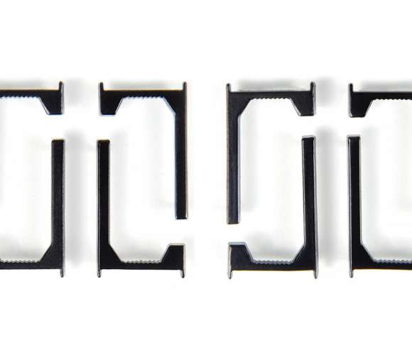 Заглушки RZ106.01BL  Черный матовый (4L+4R)