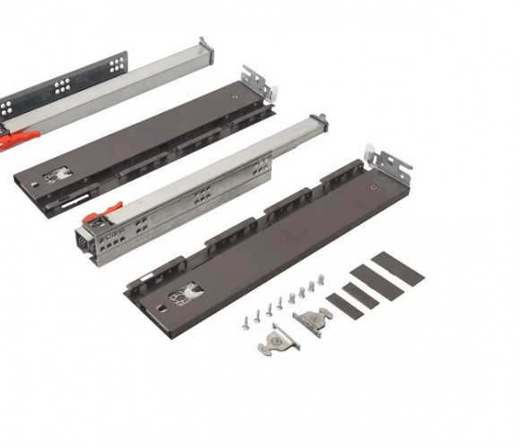 Samet Ящик FLOWBOX H192 PUSH OPEN с довод. 500 Антрацит, 12716813660745