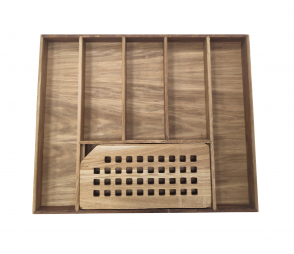 Вкладыш д/стол. приборов СТ02.45.70 (618*420*54мм) Массив Дуб