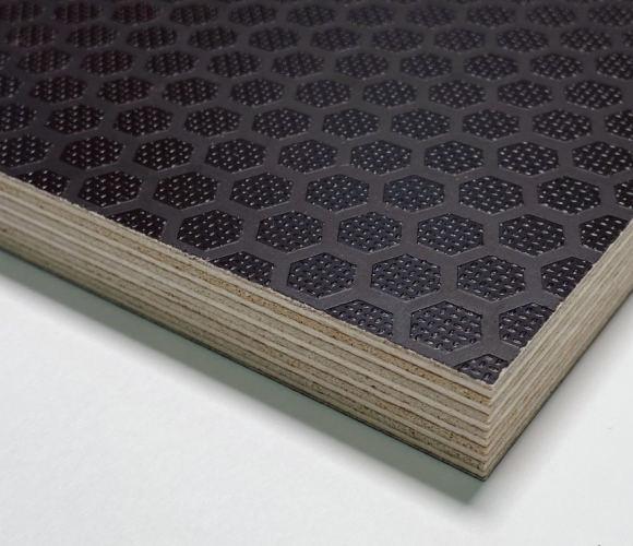  Фанера ФСФ 2440-1220-15мм ламинированная HEXA коричневая