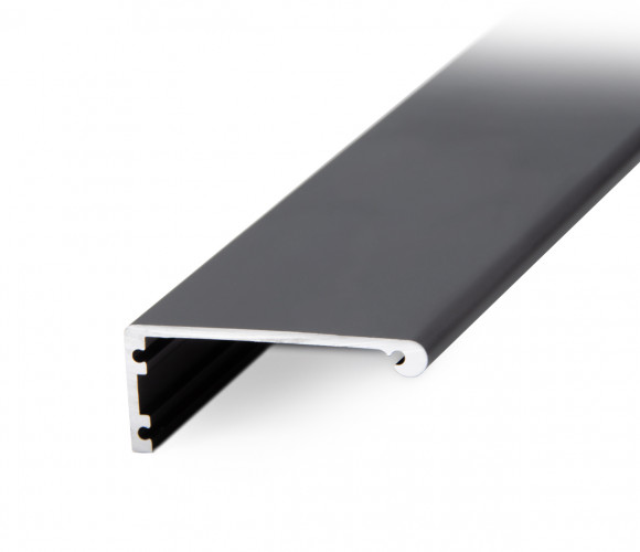 RP101BL.1/000/3000 Черный матовый (Ручка-профиль мебельная AL)