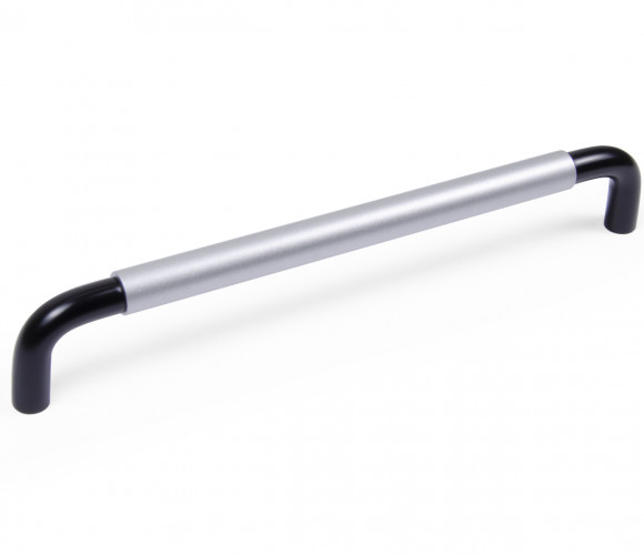 RS048BL/SC.4/192 Черный/Сатиновый хром Ручка SLOT