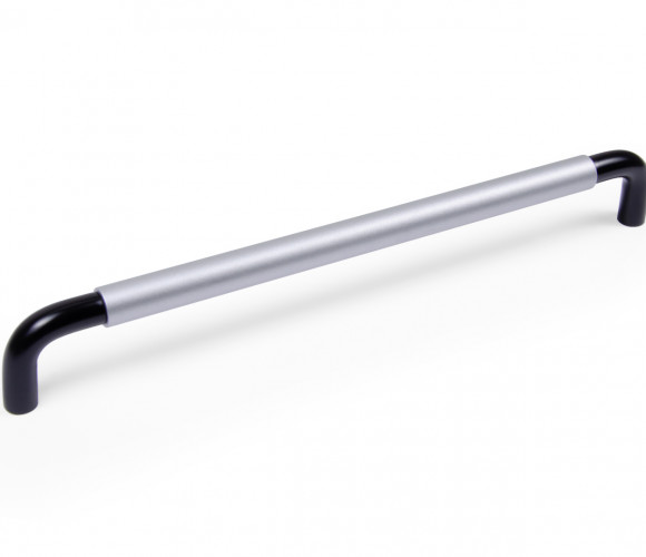 RS048BL/SC.4/224 Черный/Сатиновый хром Ручка SLOT