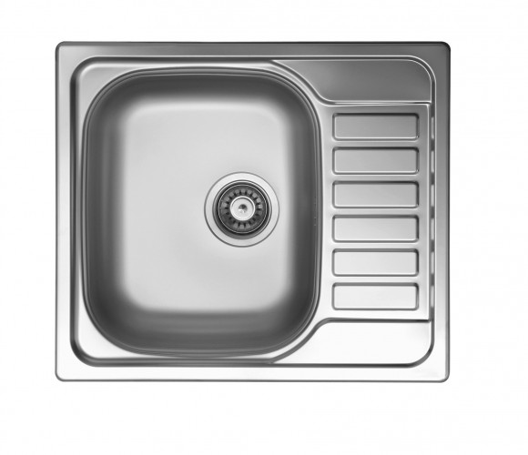 Мойка "Юкинокс" 580х500мм  Полированная Гранд GRP580.500 -GT6K-O  (с сифоном S701)