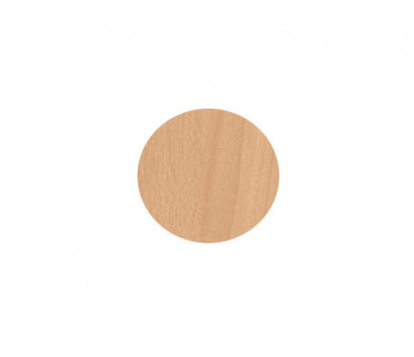 Заглушка самокл. d=20 мм  Бук Натур 101024W (12шт/лист)    REHAU