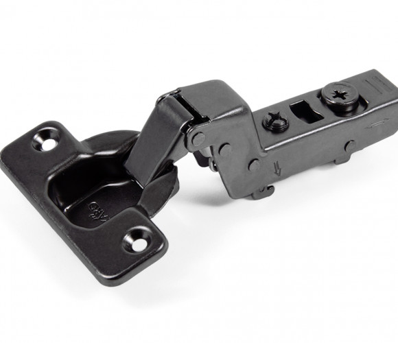 Петля BOYARD NEO PROFI PUSH без пружины, вкладная, черн. ник. H961C02/BN