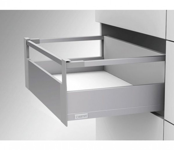 САМЕТ FLOWBOX H192 передняя панель, 1 релинг, Антрацит, 1200, 127.96.46.907.1040