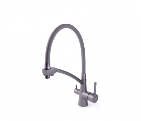 Смеситель Ledeme L4855U-12 Графит/Графит