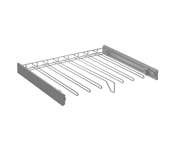 Вешалка для брюк SMART, в модуль 600, Графит, шар. напр.  GTV   W-WSPD60-BP-60