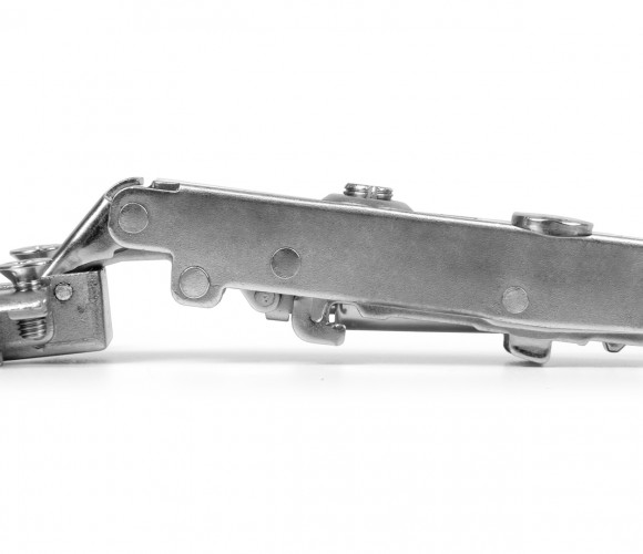 Петля BOYARD NEO для дверей с алюм.проф., с довод., 105гр.откр.накладная H663A сталь.