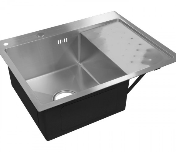 Мойка Premial PR 6350 Eyrie, правая (630*500*220мм, толщ. 3мм), Сталь шлифованная