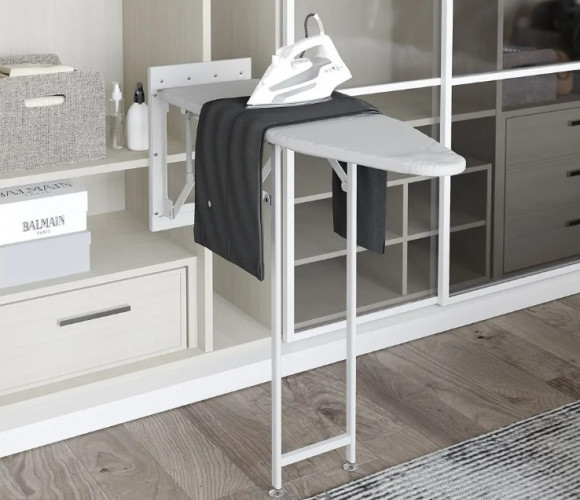 Доска Starax гладильная встроенная (150х340х1480) белый   S-6611-W