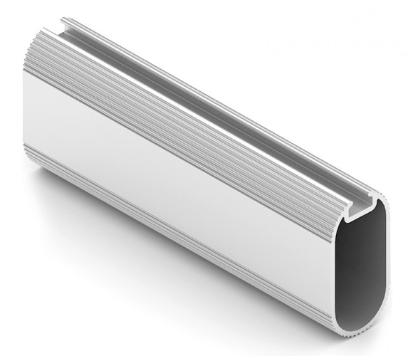 АРИСТО ELIPS Штанга овальная 15х30, с пазом под демпфер, L=2825, серебро   AA0733