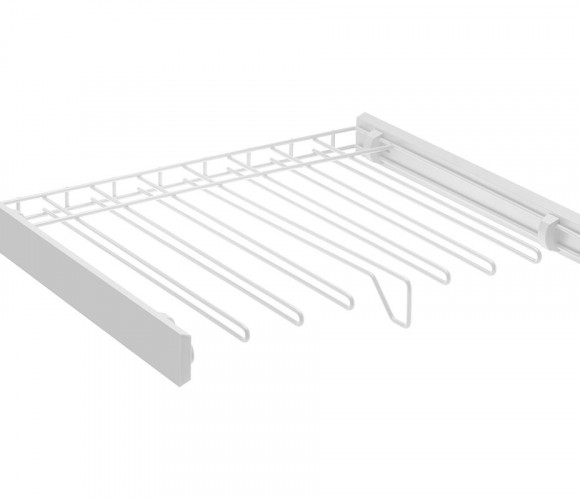 Вешалка для брюк SMART, в модуль 700, Белый, шар. напр.  GTV   W-WSPD70-BP-10