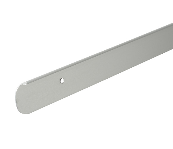 Планка AL-28 R-9мм торцевая универсальная  Серебро