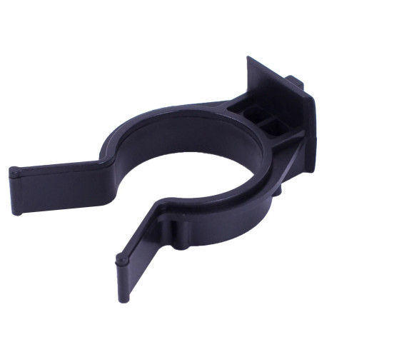 Клипса неразборная под пластик.цоколь черная