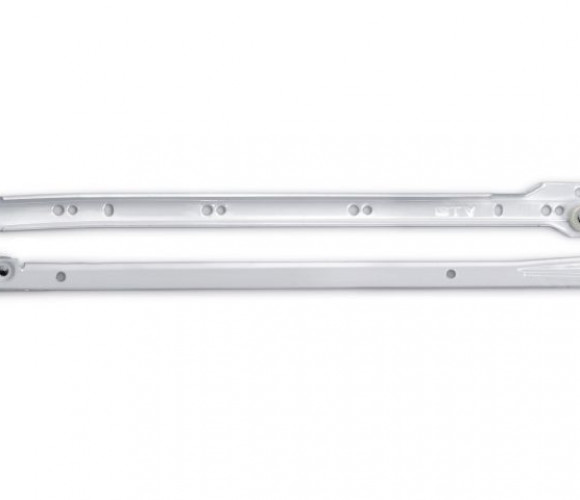 Направляющие роликовые 350 мм белые   PR-0B-350-10