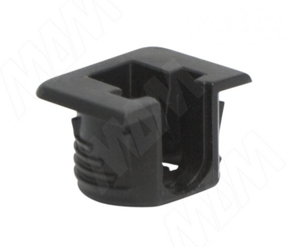 Полкодержатель для деревянных полок с фиксацией, черный FLIPPER   2574 22