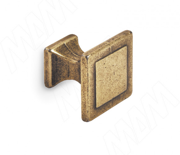 Ручка-кнопка бронза состаренная WPO.115.000.00D1