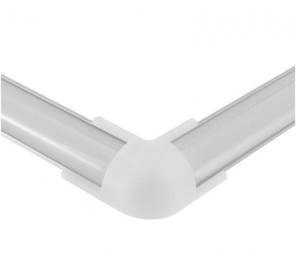 Соединитель угловой (внешний) для проф. LR49 (16*16) Белый   L49-EC