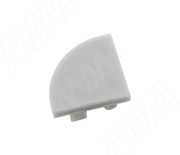 Заглушка торцевая для профиля СМ1/СМ2, серебро, LSPA-CAP-CM1/2-AL