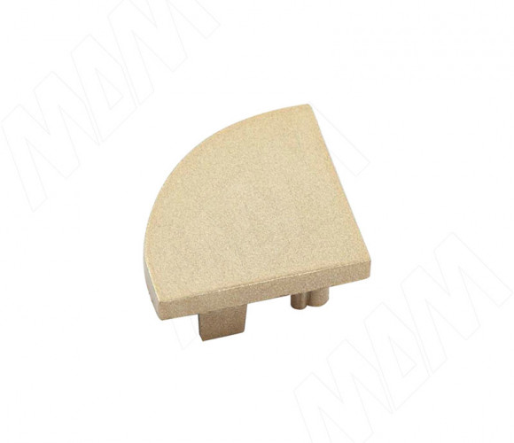 Заглушка торцевая для профиля СМ1/СМ2, золото матовое, LSPA-CAP-CM1/2-GL