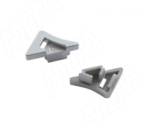 Заглушка торцевая для профиля SМ5, правая и левая серебро LSPA-CAP-SM5-AL