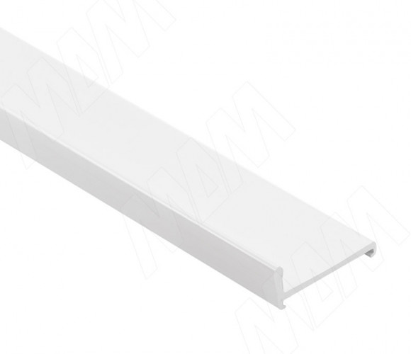 Декоративный профиль для 3708 и 2061, с ручкой, белый, L-2,6м   В135.19