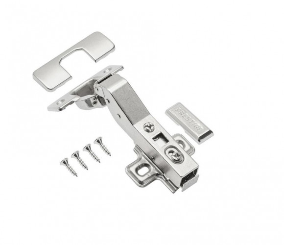 Петля GTV 30гр. угловая, без евровинтов с доводчиком ZM-HCKT30-BE