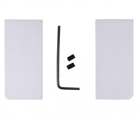 Заглушки закр. для горизонт. профиля GOLA BALANCE " L" Сатиновый хром   RZ051.04SC   БОЯРД