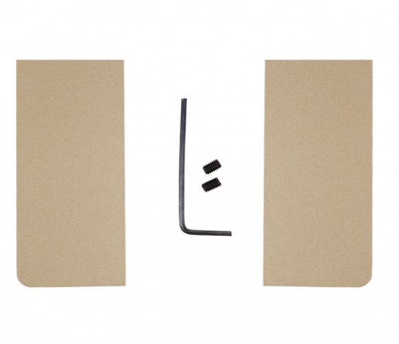 Заглушки закр. для горизонт. профиля GOLA BALANCE " L" Сатиновое золото  RZ051.04SG   БОЯРД