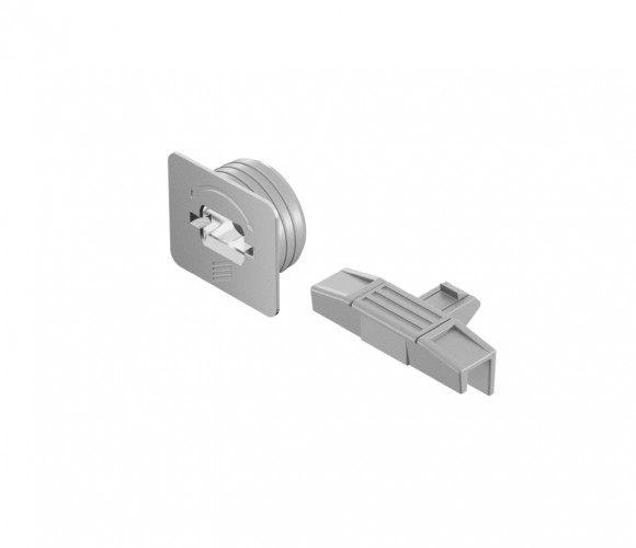 9257734 ФИКСАТОР ПЕРЕДНЕЙ ПАНЕЛИ ВНУТРЕННЕГО ЯЩИКА AVANTECH YOU,H101,СЕРЕБРИСТЫЙ