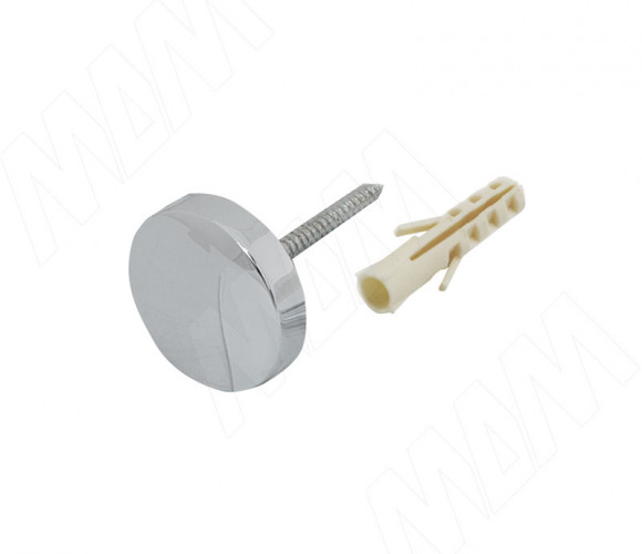 Крепление зеркала 4-5 мм. к стене D24, хром P330-01/CH