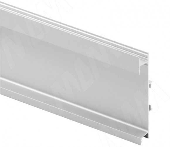 Универсальная профиль-ручка GOLIGHT для сред.ящика, под 3 светод.ленты, AL матовый L-4100мм. GL3.5475.4100.7FPR (без рассеиват.)