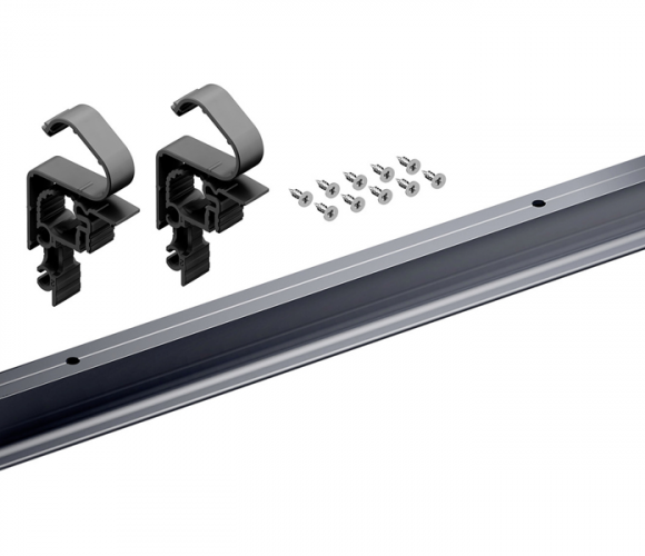 9339512 Комплект ходового профиля WingLine L 2024, с перфорацией, L2400 мм, алюминий, антрацит