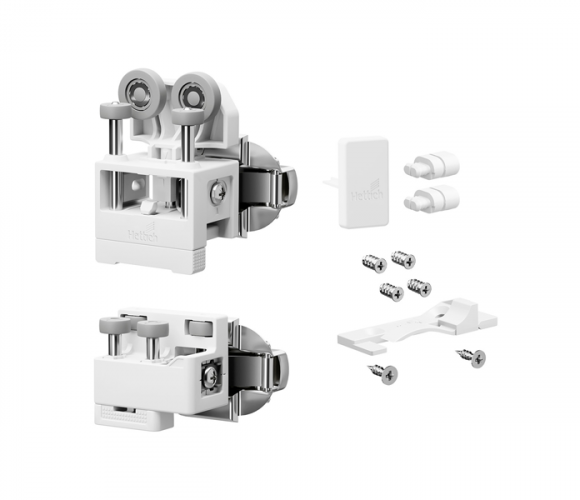 9339367 Комплект фурнитуры WingLine L 2024, medium, с самозакрыванием, белый, правый