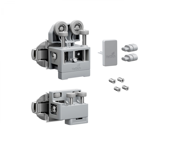 9339386 Комплект фурнитуры WingLine L 2024, medium, без самозакрывания, серый, левый