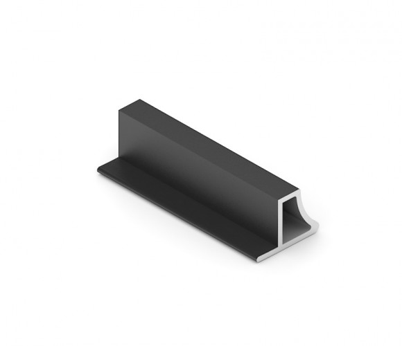 АРИСТО Торцевой профиль ручки NOVA, 2700, черный   NB0448