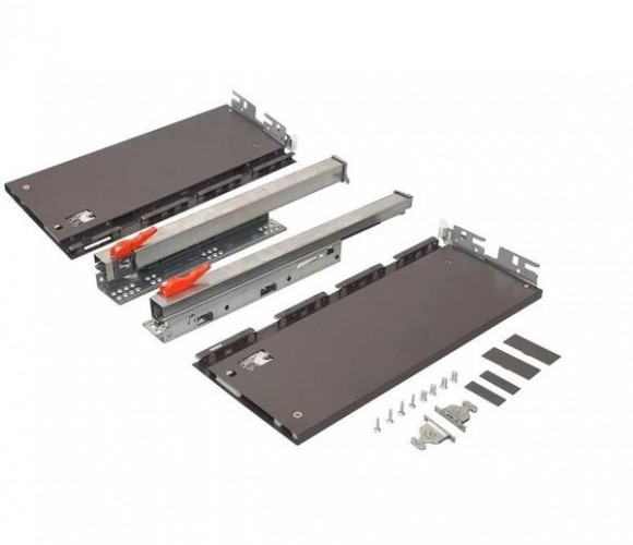 САМЕТ Ящик FLOWBOX H192 PUSH OPEN с довод. 400 Антрацит, 127.168.136.40.776 инд. упаковка