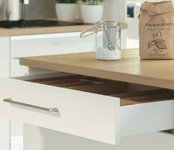 Ящик GTV AXIS PRO L-500, низкий H-86мм, Белый   PB-AXISPRO-KPL500A1