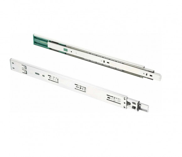 Направляющие шариковые с ДОВОДЧИКОМ Versalite PLUS+ полн. выдв., нагр 40 кг.   PK-L-H45-500-B   GTV