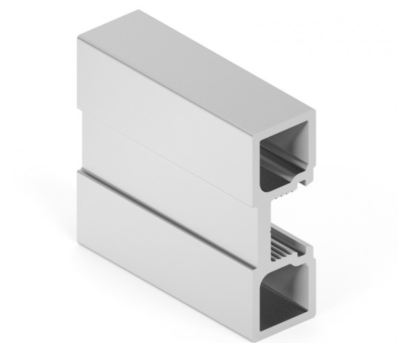 АРИСТО Профиль вертикальный Twelve, 2700, серебро   AS0819