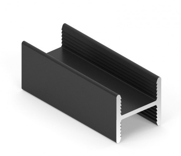 АРИСТО Профиль средний Twelve, 5400, черный   AS0820