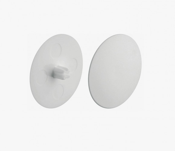 Заглушка эксцент.Белая №23